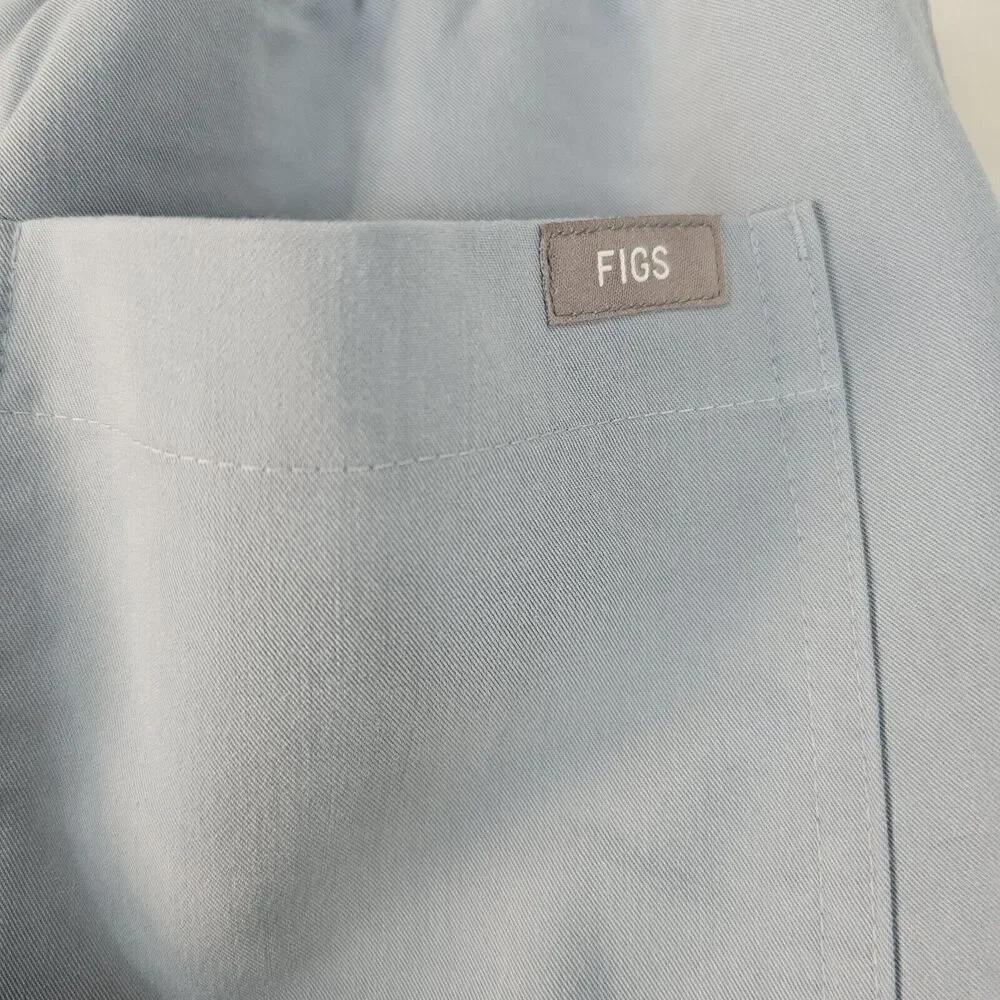 Figs Technical Collection Pisco Basoc Scrub Pants Men's Size XS Light Blue